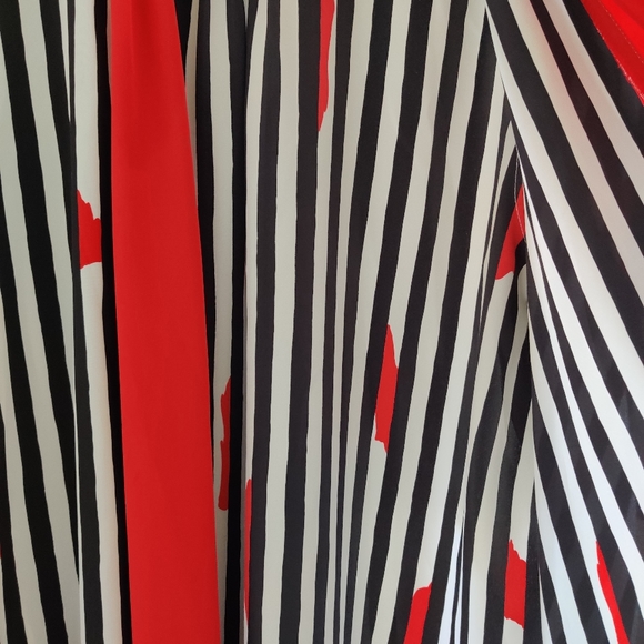 VINTAGE SALLY BROWNE|| VERTICAL STRIPED OVERSHIRT/ SHRUG SIZE 12 - Picture 11 of 15